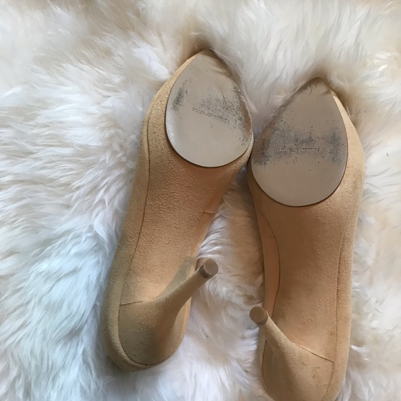Pour La Victorie Suede Heels Size 8 - Picture 4 of 5